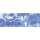 Ursus TRANSP.ROLLE "ROSEN"115G.50x61CM,MITTELBLAU