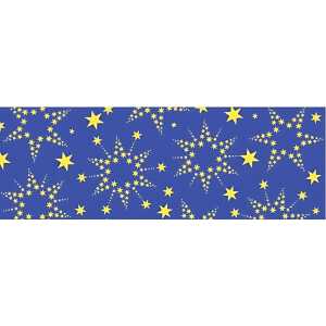 Ursus TRANSP.115G.50x61CM,10BG.STERNENGLANZ BLAU