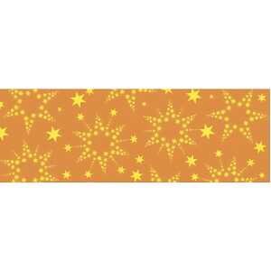 Ursus TRANSP.ROLLE 115G.50x61CM,STERNENGLANZ ORANGE
