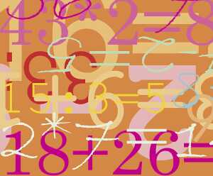 Ursus FOTOKTN.300G.DIN A4,5BL.ZAHLEN ORANGE