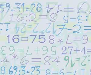 Ursus FOTOKTN.300G.DIN A4,5BL.ZAHLEN HELLBLAU