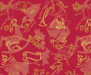 Ursus FOTOKTN.300G.DIN A4,5BL.CHRISTMAS ROT