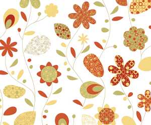 Ursus TRANSP.PAPIER "LANDHAUSBLUMEN"115G.A4,5BL. 4008525096375