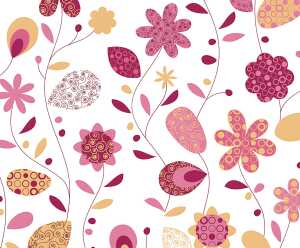 Ursus TRANSP.PAPIER "LANDHAUSBLUMEN"115G.A4,5BL. 4008525096382