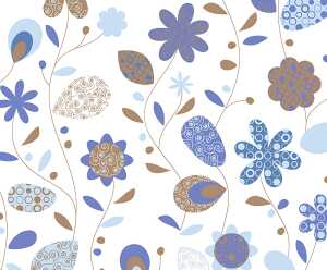 Ursus TRANSP.PAPIER "LANDHAUSBLUMEN"115G.A4,5BL. 4008525096405