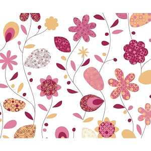 Ursus TRANSP.ROLLE "LANDHAUSBLUMEN"115G.50x61CM 4008525096481