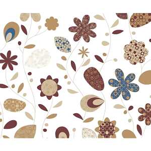 Ursus TRANSP.ROLLE "LANDHAUSBLUMEN"115G.50x61CM 4008525096511