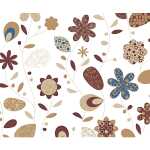 Ursus TRANSP.ROLLE "LANDHAUSBLUMEN"115G.50x61CM...