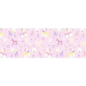 Ursus TRANSP.ROLLE "BABY"ROSA,115G.50x61CM,M02