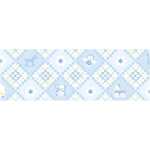 Ursus TRANSP.ROLLE "BABY"BLAU,115G.50x61CM,M03