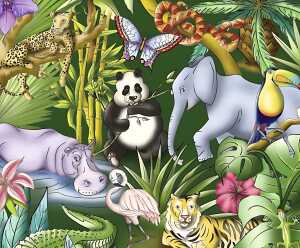 Ursus TRANSP.PAPIER "KINDERLAND"115G.A4,5BL. 4008525070658