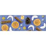 Ursus TRANSP.ROLLE 115G.50x61CM,WEIHN.-POTP.BLAU