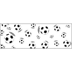 Ursus TRANSP.ROLLE "FUßBALL"115G.50x61CM,BÄLLE