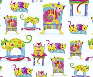Ursus TRANSP.PAPIER "HAPPY"115G.A4,5BL.KITTY