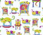 Ursus TRANSP.PAPIER "HAPPY"115G.A4,5BL.KITTY