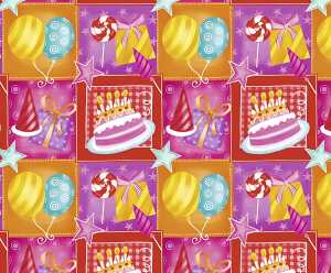 Ursus TRANSP.PAPIER "HAPPY"115G.A4,5BL.PARTY