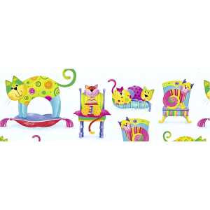 Ursus TRANSP.ROLLE "HAPPY"115G.50x61CM,KITTY