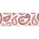 Ursus TRANSP.ROLLE "PAISLEY"115G.50x61CM,ROT