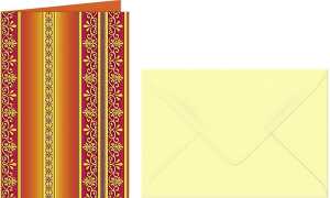 Ursus GRUSSK./COUV.11,3x16,5CM,5 PAAR BORDÜREN ORAN