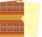 Ursus GRUSSK./COUV.11,3x16,5CM,5 PAAR BORDÜREN TÜRK