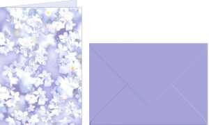 Ursus GRUSSK./COUV.DIN A6,5 PAAR FLORA VERGISSMEINN