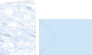 Ursus GRUSSK./COUV.DIN A6,5 PAAR ELEMENTE SCHNEE