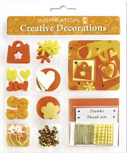 Ursus CREATIVE DECORATIONS "EVERYDAY" ORANGE