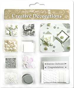 Ursus CREATIVE DECORATIONS "WEDDING" PEARL/SILVER