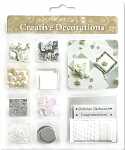 Ursus CREATIVE DECORATIONS "WEDDING" PEARL/SILVER