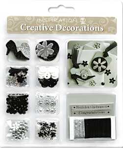 Ursus CREATIVE DECORATIONS "EVERYDAY" BLACK/SILVER 4008525083832