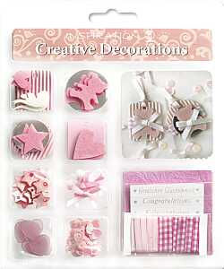 Ursus CREATIVE DECORATIONS "BABY" LIGHT PINK