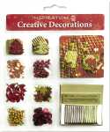Ursus CREATIVE DECORATIONS "CHRISTMAS" RED/GOLD