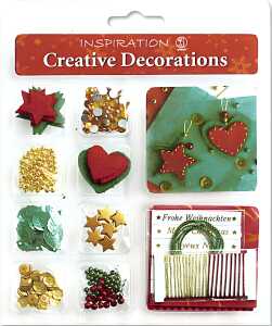 Ursus CREATIVE DECORATIONS "CHRISTMAS" GREEN/RED/GO