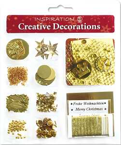 Ursus CREATIVE DECORATIONS "CHRISTMAS" GOLD