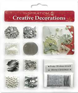 Ursus CREATIVE DECORATIONS "CHRISTMAS" SILVER