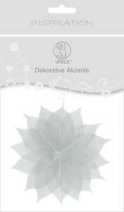 Ursus DEKOR.AKZENTE "BLÄTTER" UNI 16BL.SILBER