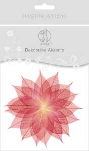 Ursus DEKOR.AKZENTE "BLÄTTER" DUO 16BL.ROT/CHAMPAGN