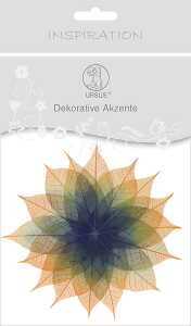 Ursus DEKOR.AKZENTE "BLÄTTER" DUO 16BL.ORANG/DBLAU