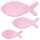 Ursus DEKO ACCESSOIRES MOT.01 "FISCHE" ROSA