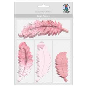 Ursus DEKO-FEDERN MOTIV 03 ROSA