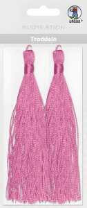 Ursus TRODDELN,2ST.14CM LANG,+KORDEL,1M,ROSA