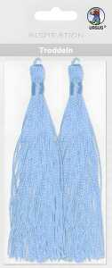 Ursus TRODDELN,2ST.14CM LANG,+KORDEL,1M,HELLBLAU