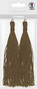 Ursus TRODDELN,2ST.14CM LANG,+KORDEL,1M,BRAUN