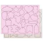 Ursus PAPER-TAGS BABY "PAULINE",300G,5 BL,JE18ST