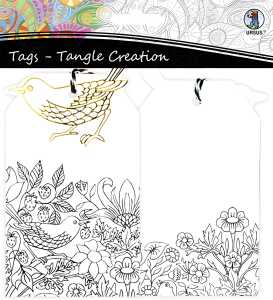 Ursus TAGS TANGLE CREATION MOTIV 02 VOGEL