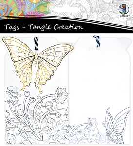 Ursus TAGS TANGLE CREATION MOTIV 03 SCHMETTERLING