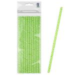 Ursus PAPIERSTROHHALME S CHEVRON GRÜN
