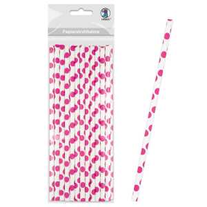 Ursus PAPIERSTROHHALME S PUNKTE EOSIN