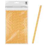 Ursus PAPIERSTROHHALME M CHEVRON ORANGE