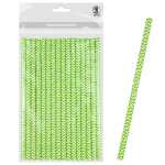 Ursus PAPIERSTROHHALME M CHEVRON GRÜN